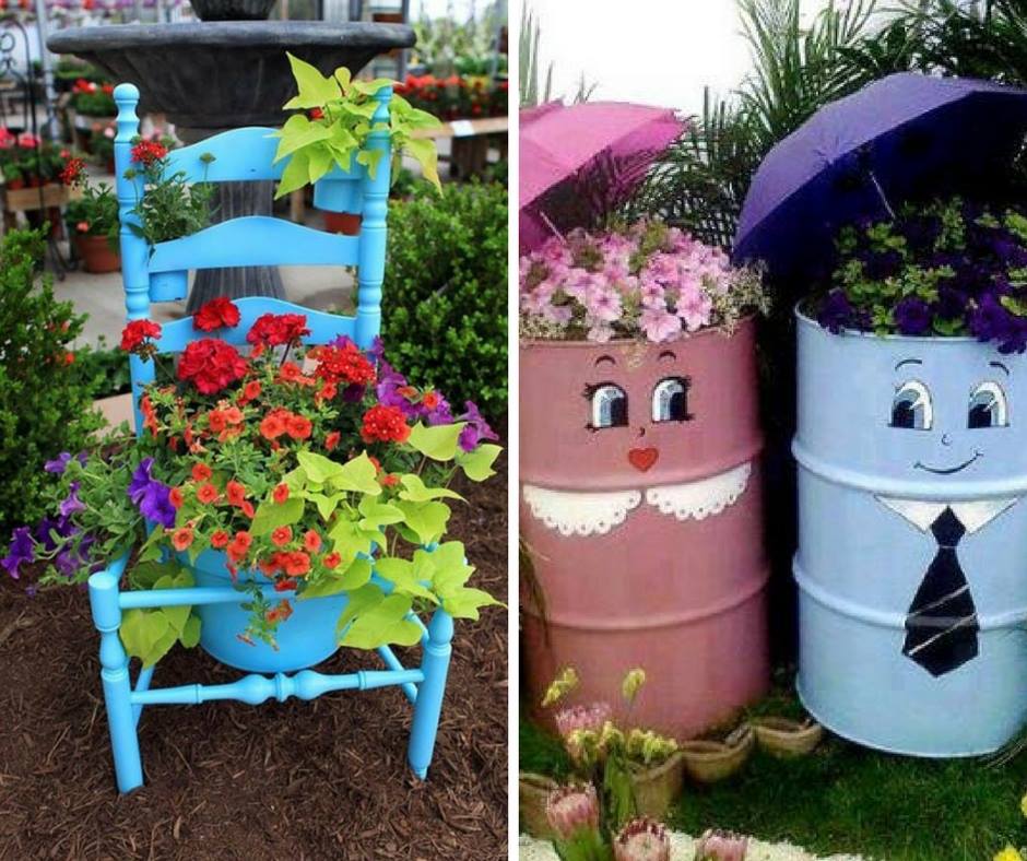 recycled-items-garden