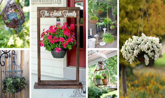 17 Absolutely-Stunning Outdoor Hanging Planter Ideas to Brighten Your Yard