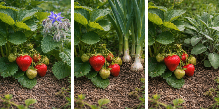 9 растений, которые защищают клубнику на грядке