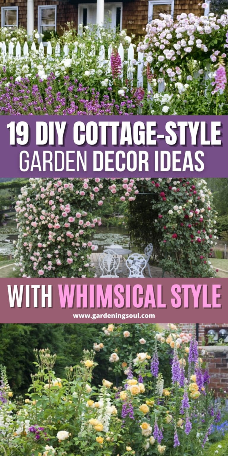 19 DIY Cottage-Style Garden Decor Ideas with Whimsical Style