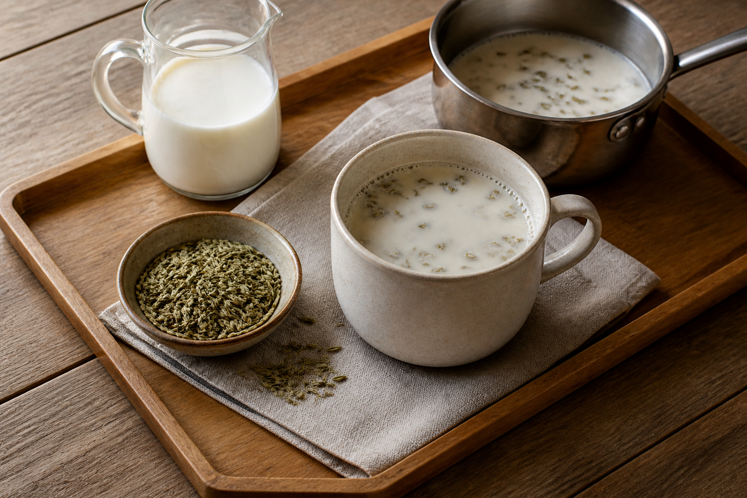 Fennel Seeds Added to Warm Milk: The Traditional Evening Drink You May Have Forgotten